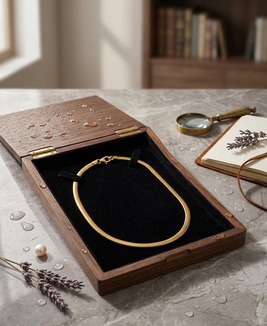 Snake Chain Necklace – Sleek Minimal Luxury